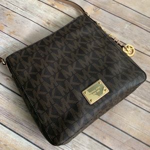 Michael Kors Large Monogrammed Crossbody